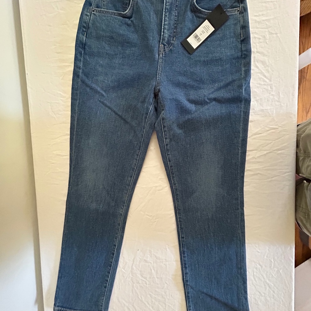 Veronica Beard Jeans Alenah slim straight high rise sz 28